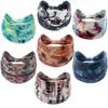 Tie-dye Headband For Women Woman Elastic Hairbands Width Hair Band Fashion Bandanas Yoga Headwear Sports Turbans Accessories New