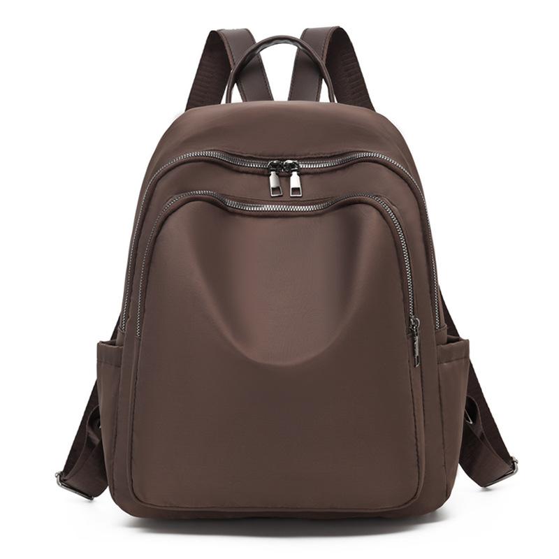 

Рюкзак Оксфорд большой вместимости Женский дорожный рюкзак Студенческий школьный рюкзак коричневый