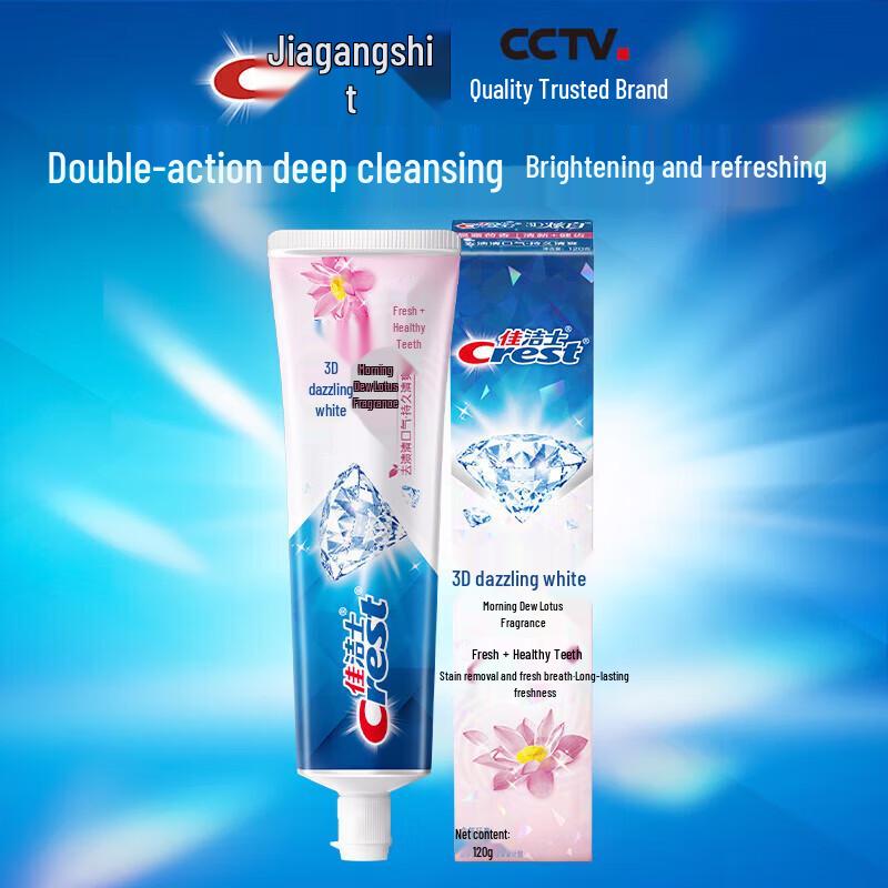

Crest Fresh & Healthy 3D White Morning Dew Lotus Toothpaste