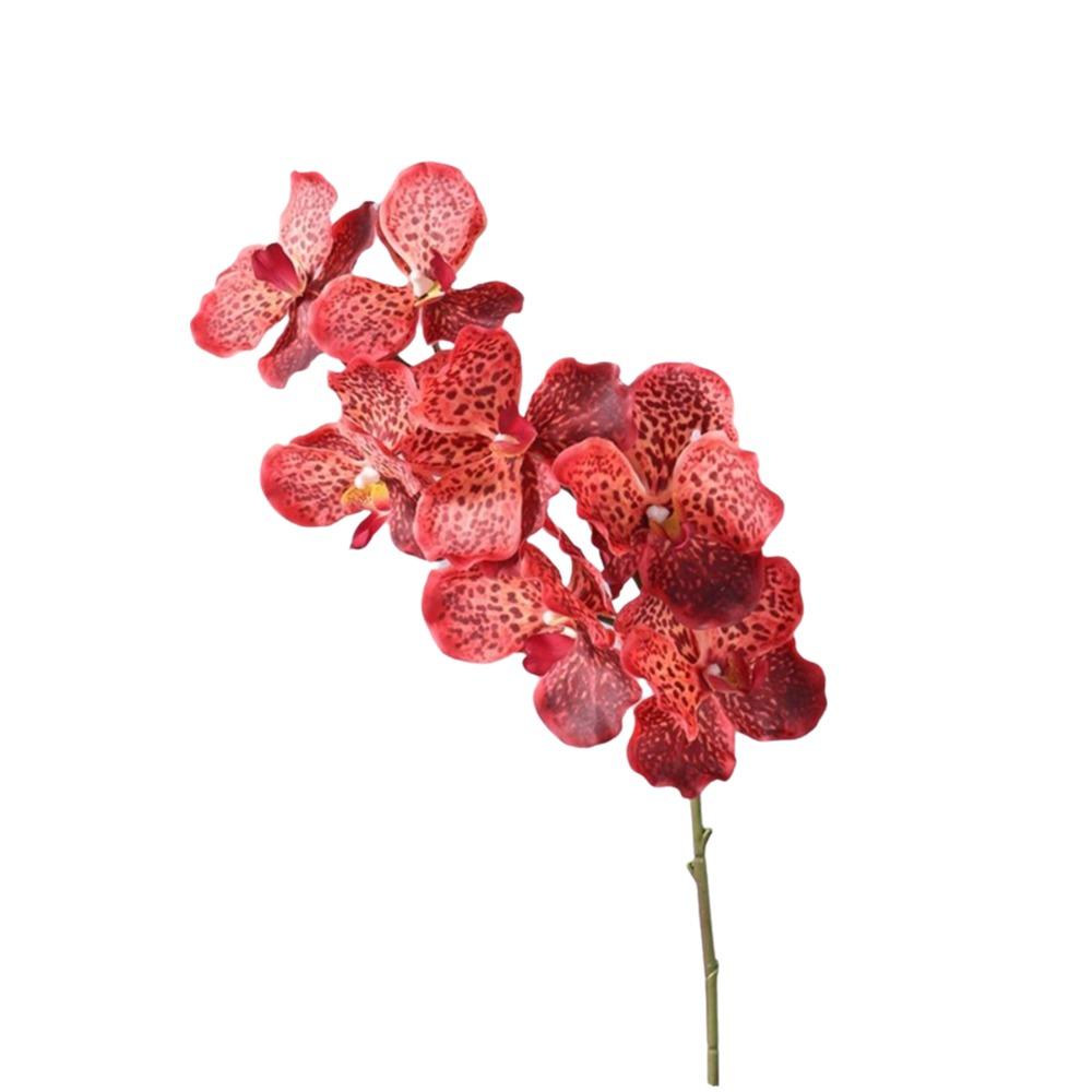 80 CM Length Artificial Orchid Flowers Moisturizing Latex Real Touch Orchids Home Decoration