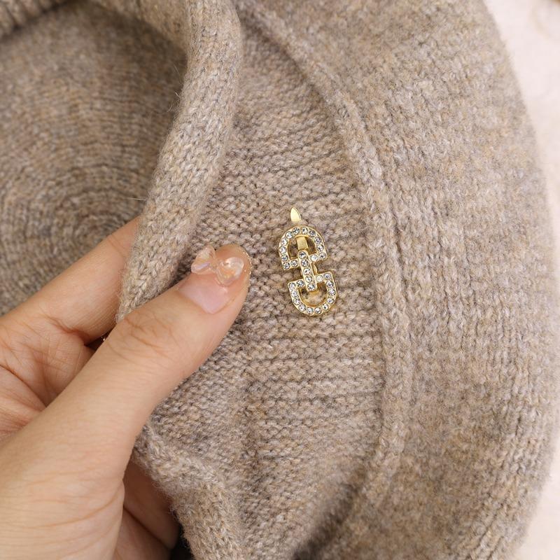 Autumn Winter Simple Premium Feel Sweet Cool Versatile British Painter Elegant Cute Style Beret Warm Windproof Solid Color Mushroom Pile Hat Cute Cap