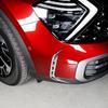 ABS Chromium Silver Carbon Fiber Style Front Fog Lamp Air Outlet For Kia Sportage NQ5 LHD/RHD