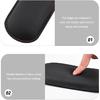 2PCS Car Door Armrest Pads,Soft Leather+Memory Foam Car Knee Pads For Arm Support&Protect Elbow And Knee,Universal Car Elbow Pads Car Accessories