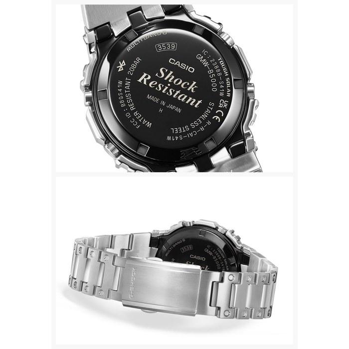 [Casio] G-Shock GMW-B5000D-1CJF Watch, Full Metal, Solar, Bluetooth, Silver
