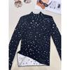 Trendy Brand Double-Sided Jacquard Knitwear: High-Quality Early Autumn Round/Half-High Neck Base Layer