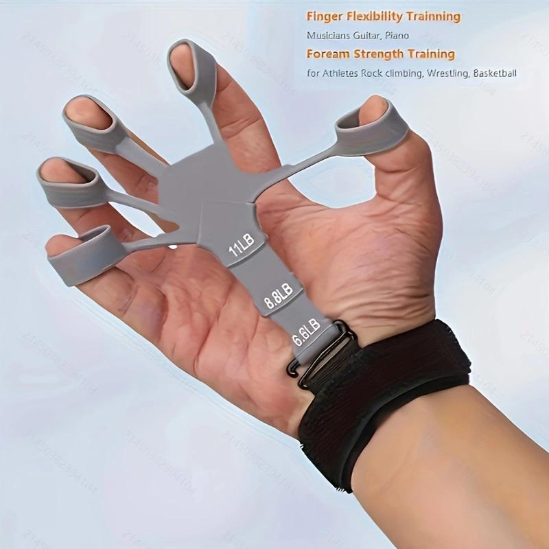 

Hand Exerciser Grip Strengthener Wrist Exerciser Basketball Training Fitness Tool Professional Quality Kit сірий колір