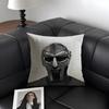 Mf D-Doom Madlibb Singer Cushion Cover Natural Linen Organic Fabric Double-Sided Printing Sofa Home Decor Gift Pillow Case