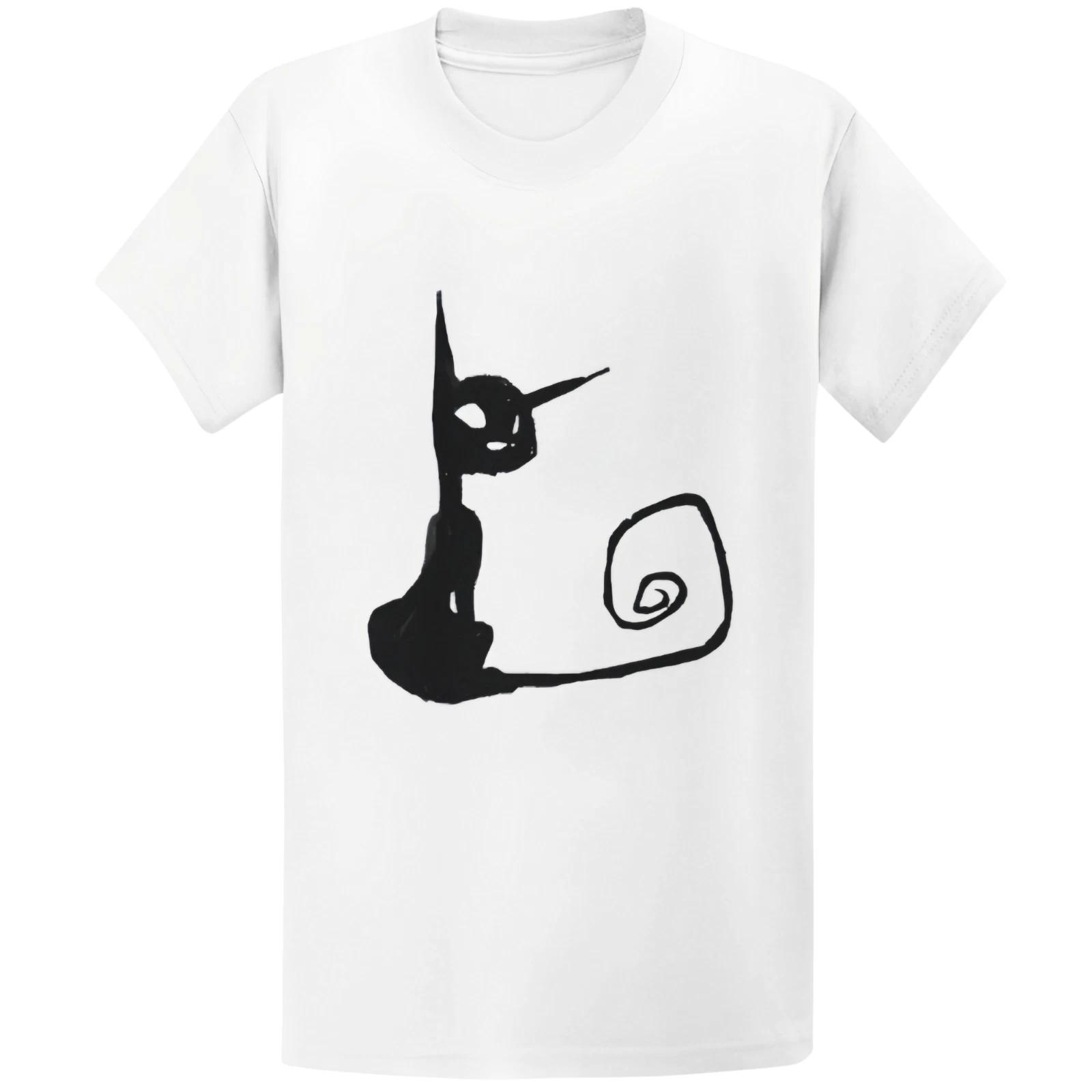 Gildan 5000 Picasso Cat Abstract Art T-Shirt - Minimalist Vintage Gift Tee 2XL