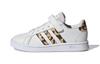 Neo GRAND COURT Synthetic Leather Abrasion Resistant Low Top Kids' Skateboarding Shoes White Leopard Print FZ3516