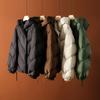 Light luxury white goose down jacket, hooded short bread jacket, new autumn and winter models are strictly selected for winter women's clothing.