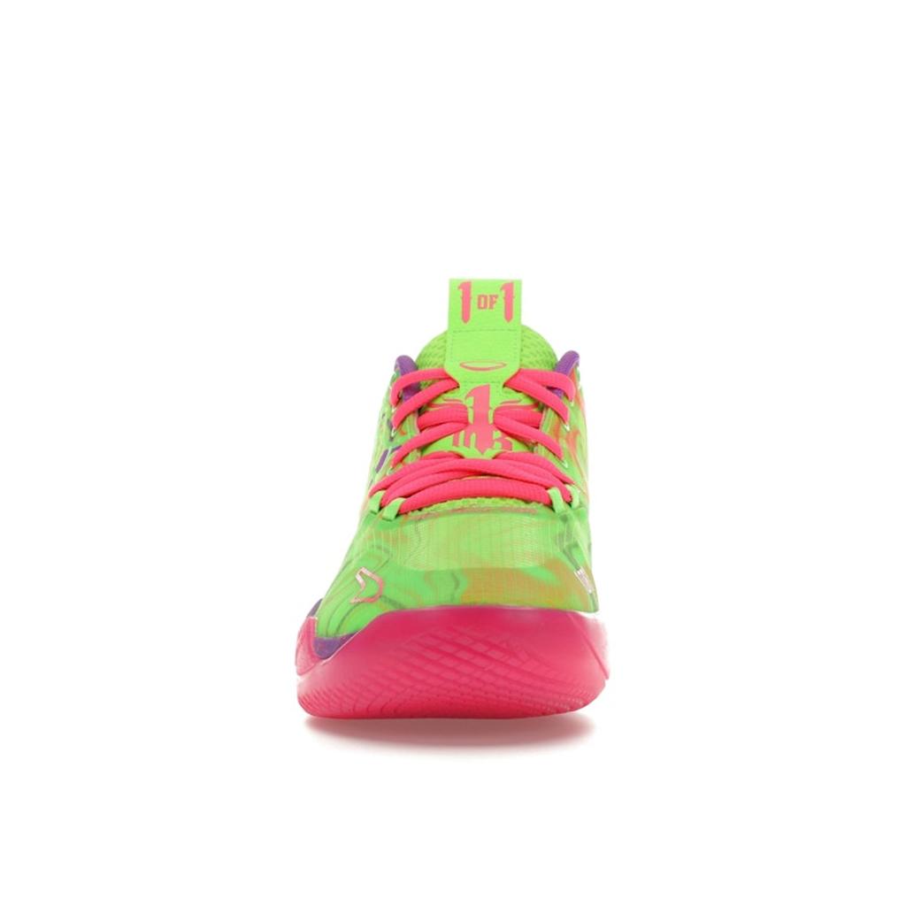 Puma MB.01 Inverse Toxic Men Sneakers Green Purple-Glimmer Knockback-Pink 310437-01