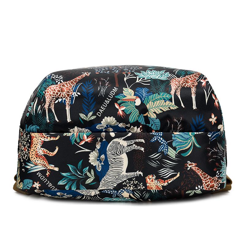 Oxford Print Rucksack Damen Wasserdicht Pendler Reisetasche Multifunktionsrucksack