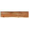 Solid Wood Table Top 180 x 30 x 2.5 cm Rectangular Acacia Wood with Natural Edge