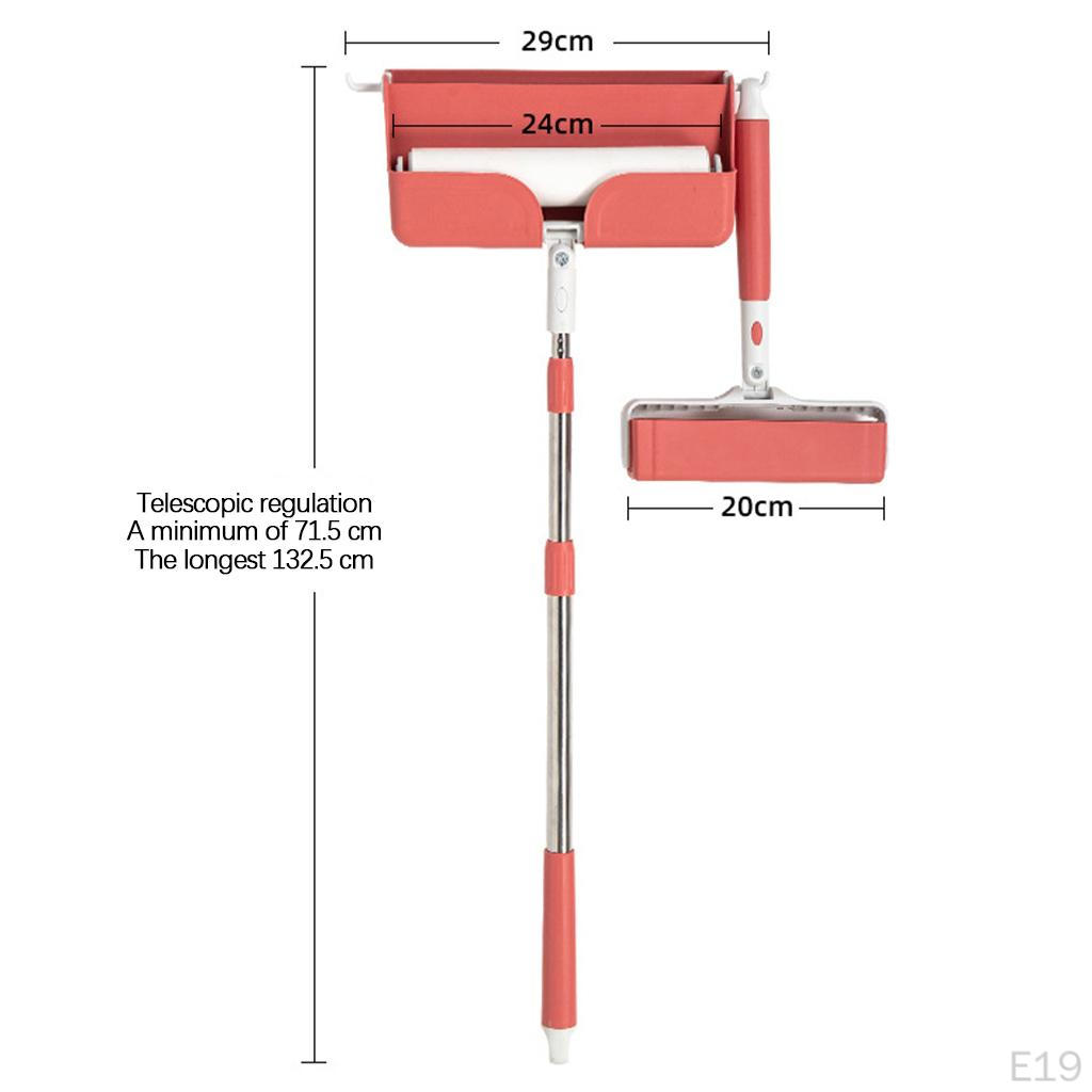 Handle Assembly Dust and Hair Pet Remover Cleaner Roller with Long