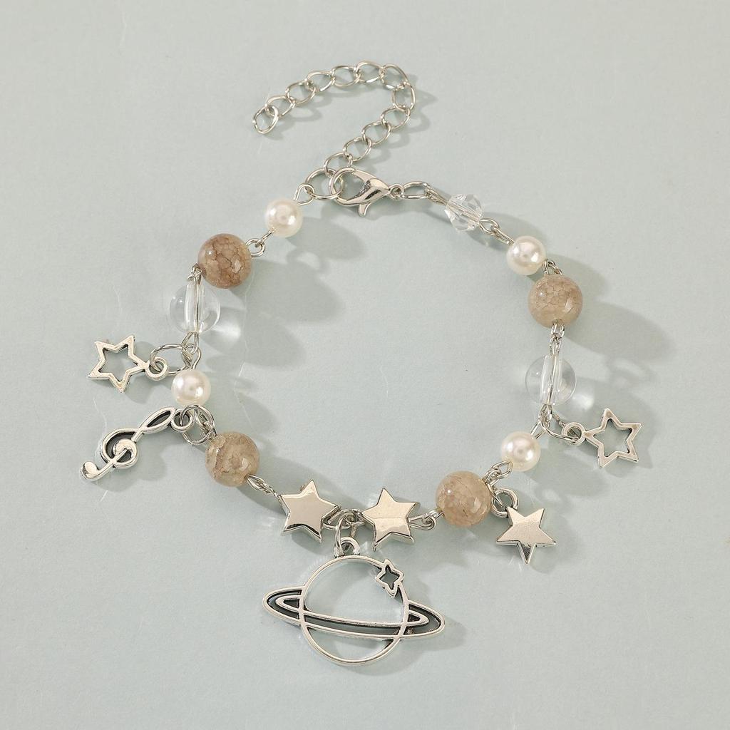 Heißverkaufendes Punk-Stern-Armband: Spicy Girl Gitarre & Herzförmiger Schmuck für Paare & Beste Freunde