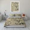 Occult Symbol Pattern Bedding Set Bedding Set (1 Duvet Cover, 2 Pillowcases, Duvet Not Included)