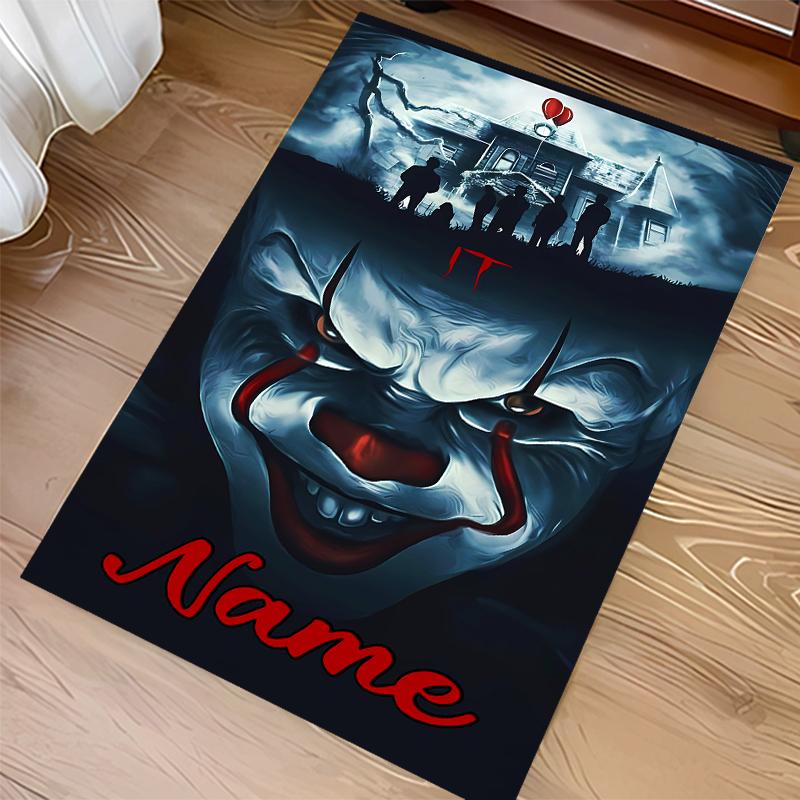 Custom personalization Pennywise the Dancing Clown Print Area Rug - Soft, Washable Non-Slip Indoor Mat,Living Room,Home&Office Decorative Rug