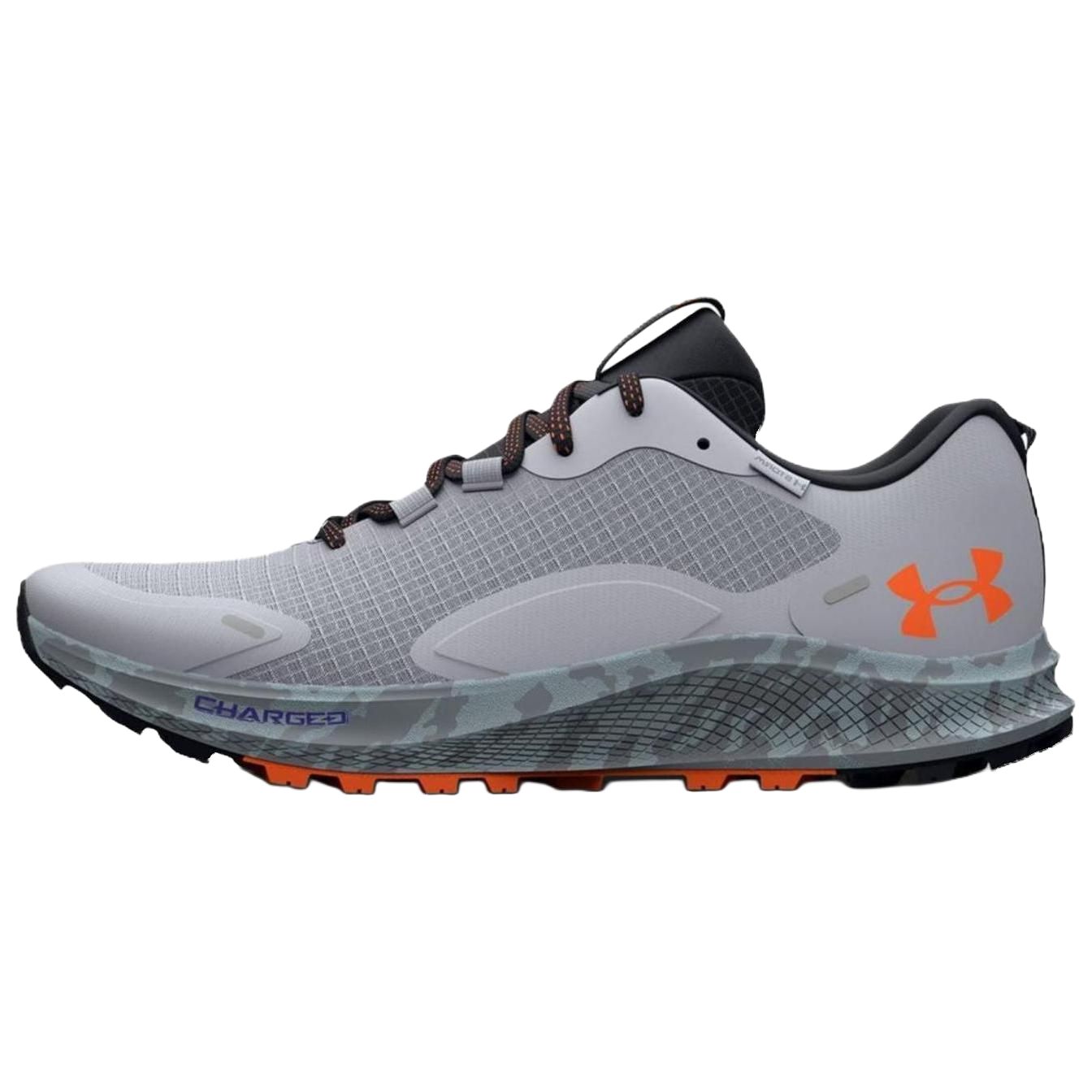Under Armour Charged Bandit Trail 2 Low Top Running Shoes Men s Gray Sneakers 3024725-100 серый