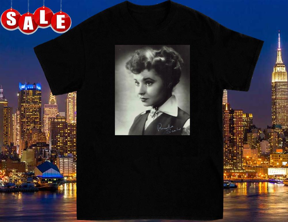 Prunella Scales Hand Signed men unisex S-5XL T Shirt Unisex T-Shirt XXXXL