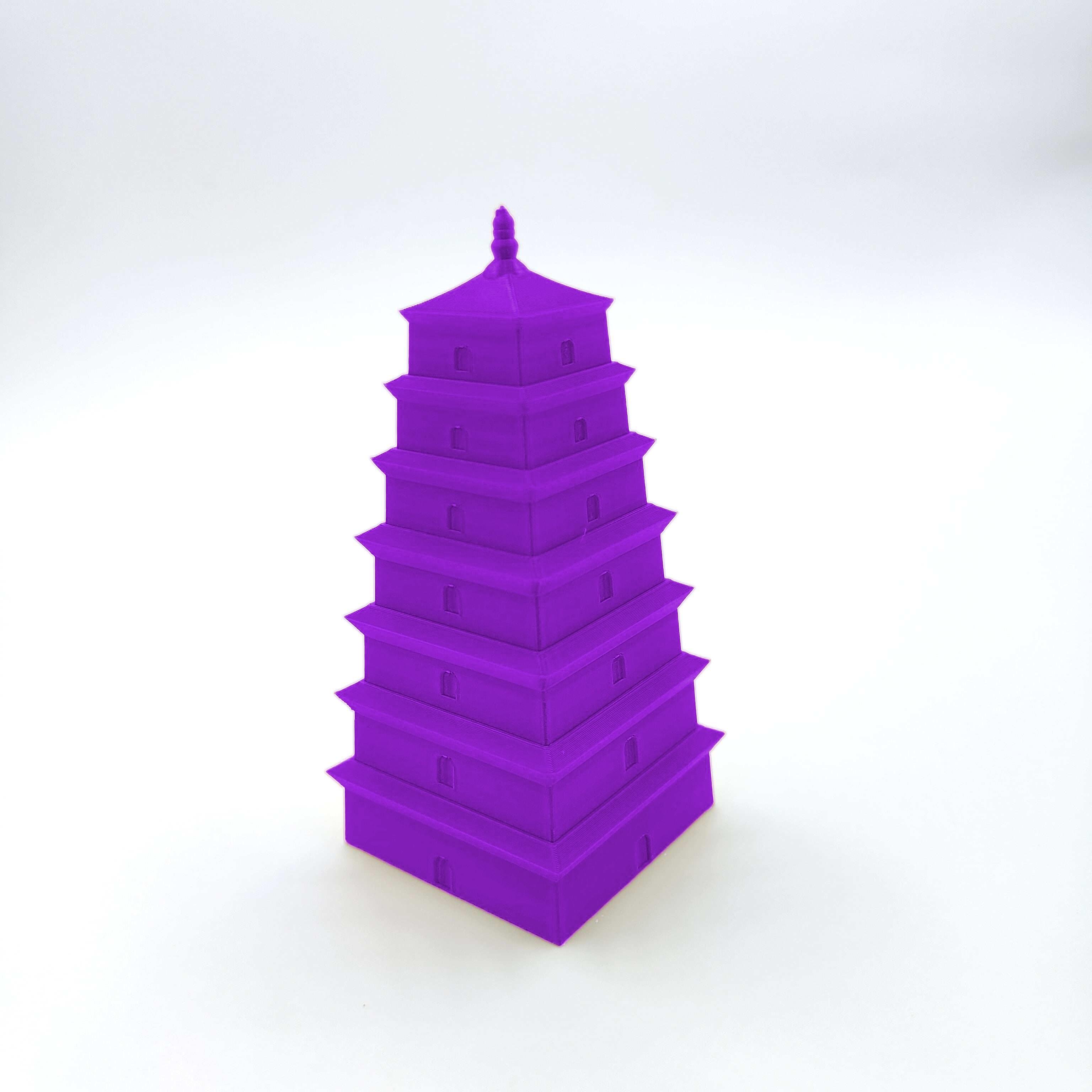 

3D-печатная модель Пагоды Большого Гуся (Китай) Игрушка Ремесло культурного наследия Образовательное Здание Реплика