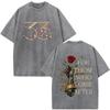 Game Clair Obscur Expedition  Graphic Vintage Washed T Shirt Men Women Clothing Fashion Oversized Cotton Short Sleeve Tshirts