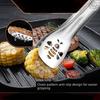 Thickened Food Tongs German-Style 304 Stainless Steel Tongs Bbq Tongs for Home Kitchen Steak Bread Grilling Tongs