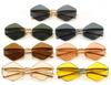 New Diamond Sunglasses European and American Retro Sunglasses Advanced Hong Kong Style Concave Shaped Sunglasses
