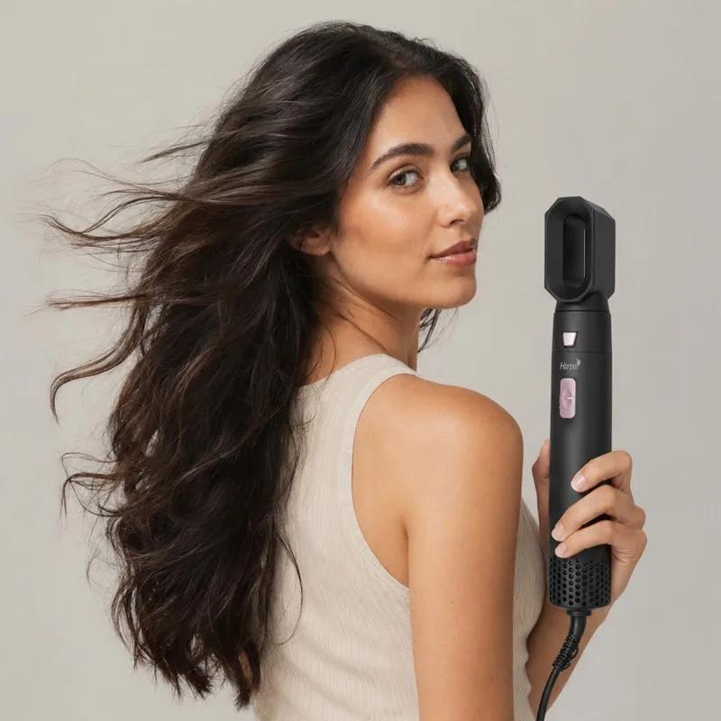 Harper - Airpro4t Black - Noir - Brosse Soufflante 5 En 1 - 1000 W - 3 Températures