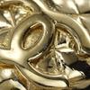 Chanel COCO Mark Matelasse Earring Vintage Plated Gold 39.8g Women Used