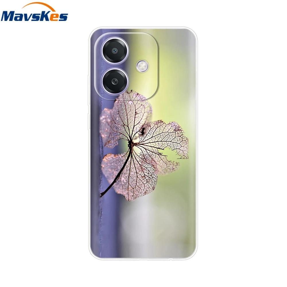 Soft Clear TPU Case For Oppo A3X A3 4G 5G 2024 Cases Soft Silicone Phone Cover for OPPOA3X OPPOA3 Protective Shell Cover Coque