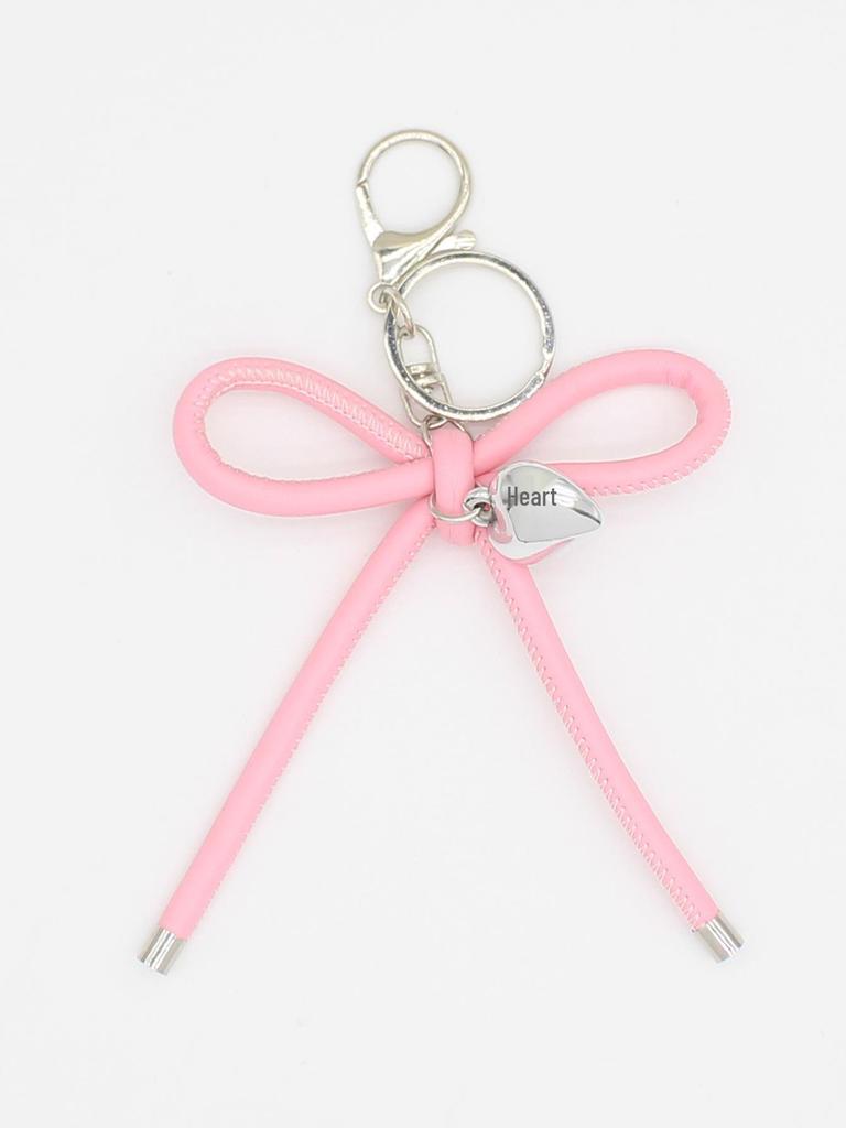 INS-Stil Gewebtes Lederseil Schlüsselanhänger & Schleifen-Taschenanhänger Lanyard