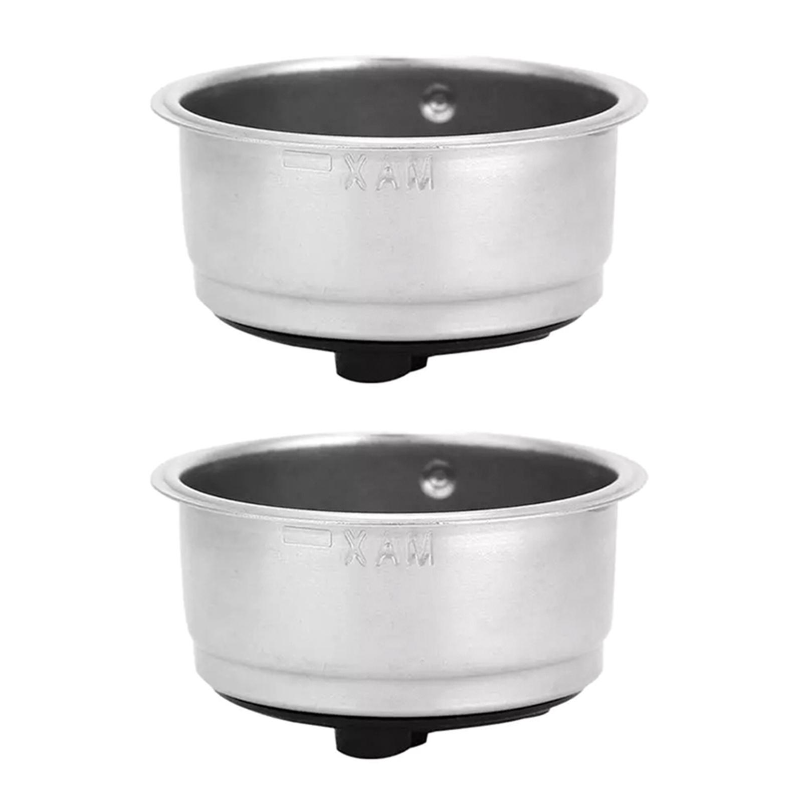 

Home Office 304 Stainless Steel Coffee Filter Basket Strainer Cup 51mm Detachable Portafilter Coffee Machine Accessories B