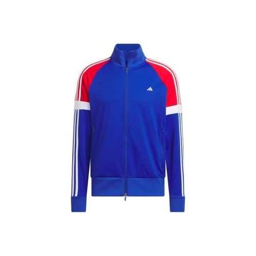

adidas Golf Colorblock Stand Collar Long Sleeve Sports Jacket for Men, Blue L синий