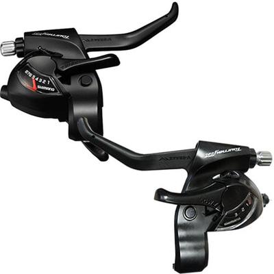 סט ידיות SHIMANO שמאל וימין ESTTX800P8AL TOURNEY העברה/בלם (MTB) ST-TX800-P 3×8S