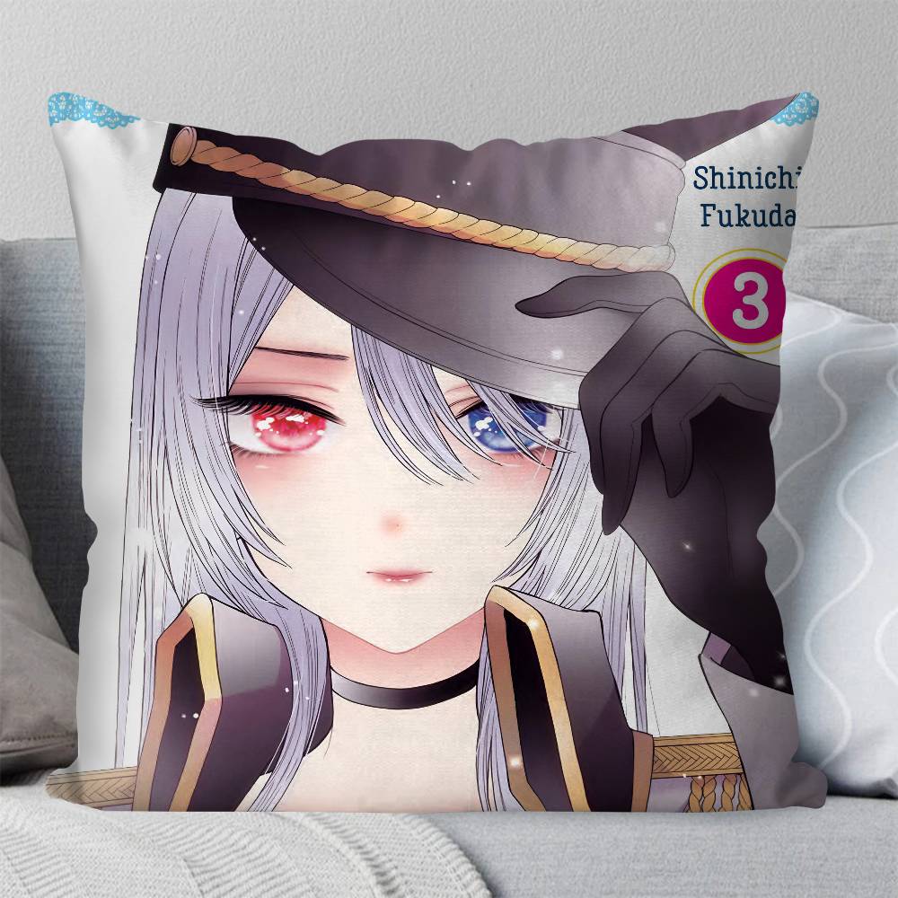 My Dress-Up Darling Anime Pillow Case Square Pillow Bedroom Sofa Leisure Comfort Cushion Car Living Room Home Decoration