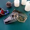 3D Coffin Shape Candle Silicone Mold Epoxy Resin Mold DIY Storage Box Tools Plaster Crafts Making Supplies Non-stick
