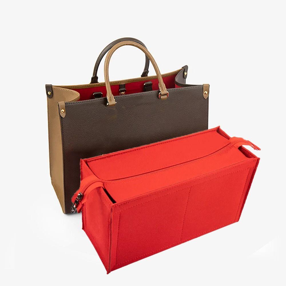Durable Felt Insert Liner Purse Organiser Pouch Handbag Tote Bag Internal Bag For LV Onthego Bag Organiser Purse Liner