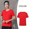 Summer Quick Drying T-shirt Custom Round Neck Sports Short Sleeve for Man and Woman Casual Beach Cloth