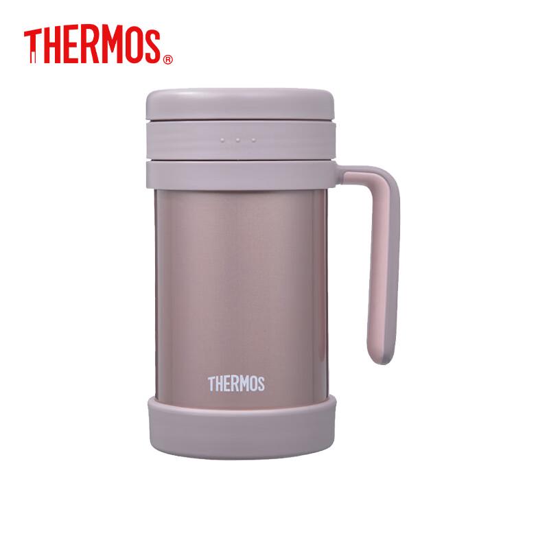 Thermos Vacuum Insulated Stainless Steel Tea Mug with Infuser 500ml 500ml