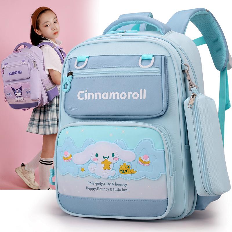 Elementary school bag new grade backpack girl primary school students reduce the burden of large-capacity children's backpack