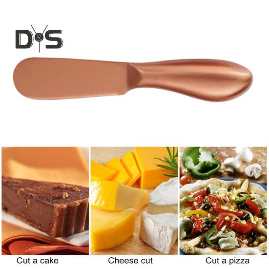 Stainless Steel Cheese Cutter Butter Jam Spreader Cream Cutter Utensil Multifunctional Bread Slicer Kitchen Gadget for Charcuterie Boards