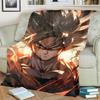 Warm Comfortable Dragon Ball! Flannel Blanket for Bedrooms, Sofas, Beds, Chairs, Picnics and Travel