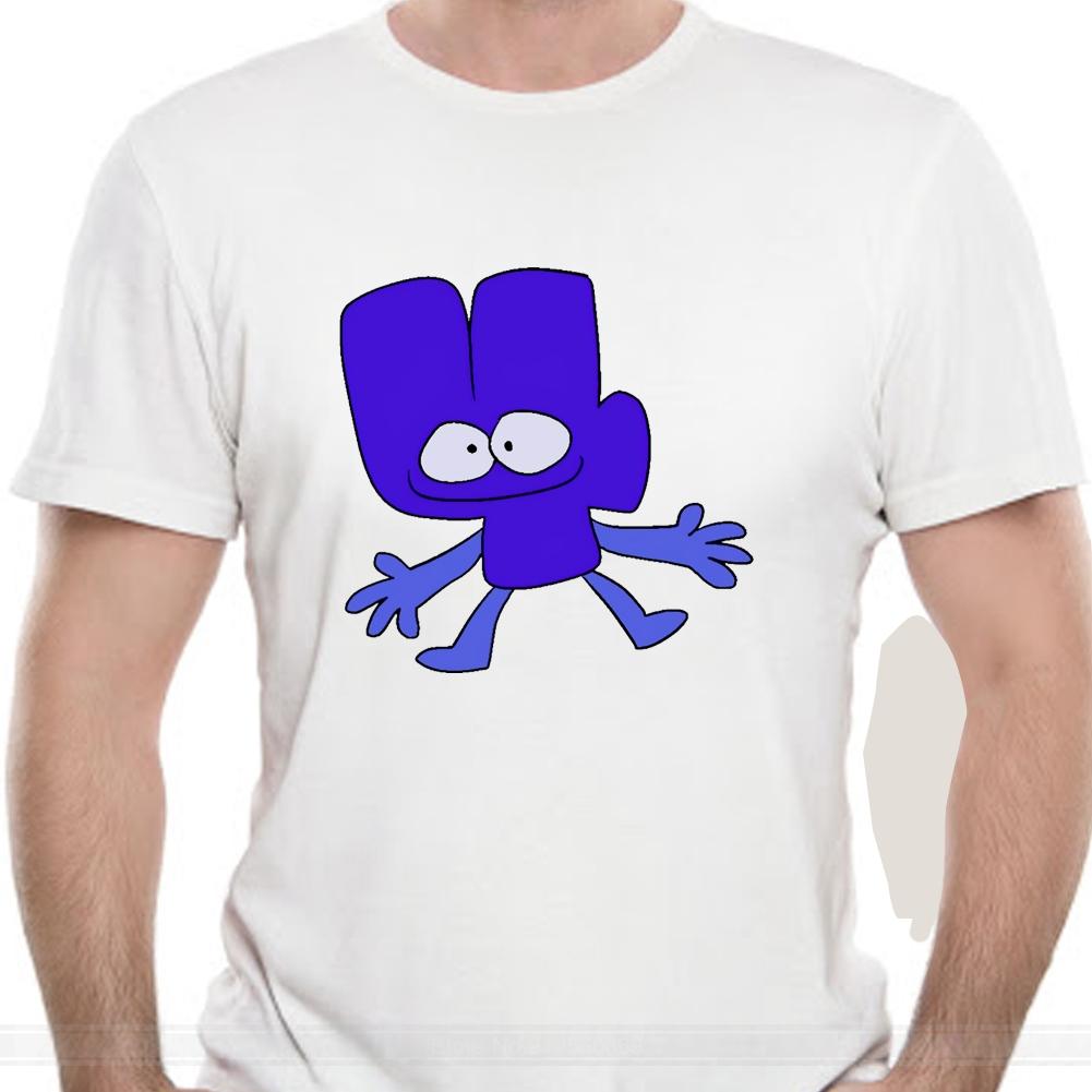 Four BFB T Shirt Bfb Battle for Dream Island Bfdi Four Shubuzhi Male Cotton T-shirt Fashion Men Tee-shirt