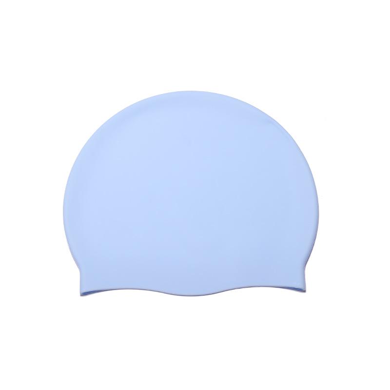 

Унисекс силиконовые шапочки для плавания: Водонепроницаемый, Удобный, Не сдавливающий, С возможностью нанесения логотипа. Light Blue [Zipper Bag Packaging]