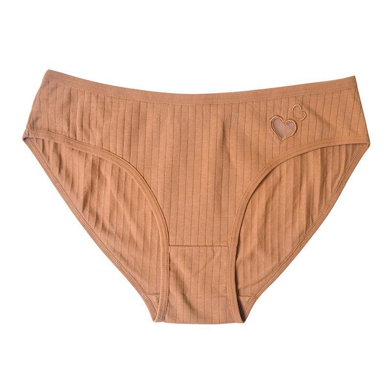 გოგონების შუა წელის სუფთა ბამბის საყვარელი სასიყვარულო ტრუსები ზაფხულისთვის