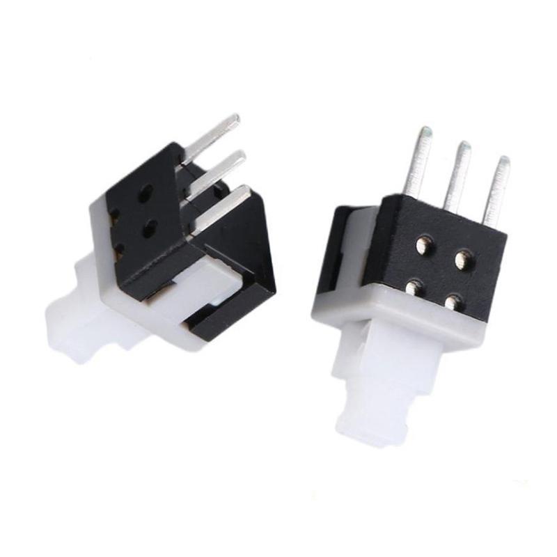 10 ks 5,8 * 5,8 mm samosvorný odemykací klíčový spínač 3pinový samosvorný vysoká hlava plochá hlava samosvorný spínač pin