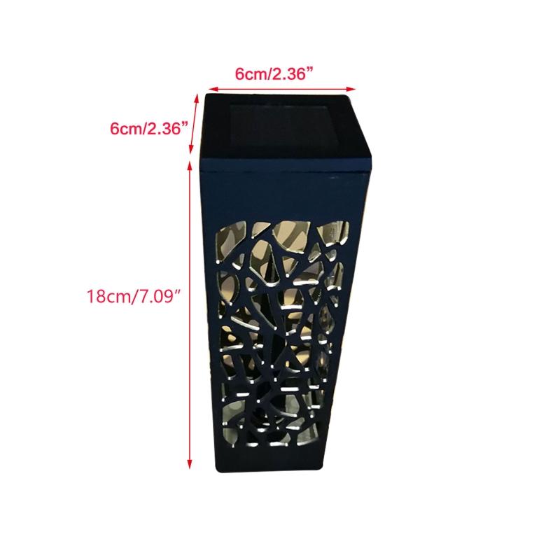 Hollow Led Solar Light Patterned Night Light Waterproof Outdoor Landscape & Garden Decorative Solar Pathway Light