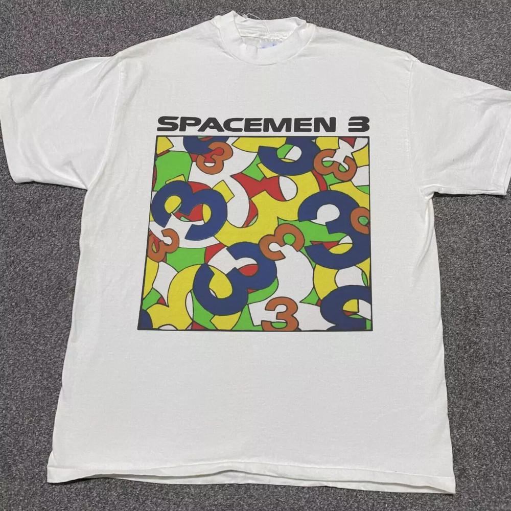 

New Popular Spacemen 3 White Cotton Full Size Unisex T-Shirt L