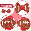 Football Hair Bow Clip Casual Child for Girls Sports Meet Themed Accessory
