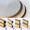5m/10m Weather Stripping Door Seal Strip Diep Self-adhesive Draft Stopper Tape Window Insulation Noise Rubber Sealing Strip